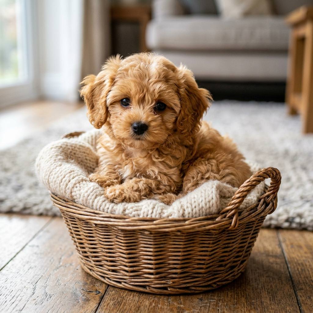 Mini Golden Cavapoos puppies from Daisy & Cooper